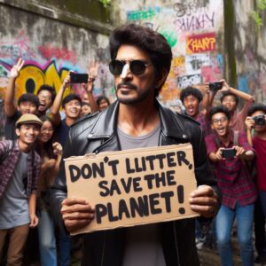 Celebrity Against Gum Litter